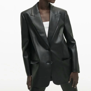 Leather Jasmine Blazer