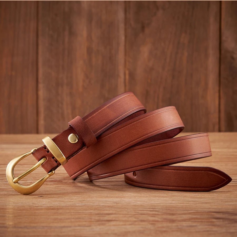 Alessandro Full-Grain Leather Belt - Image 8