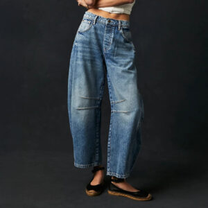 Caroline Wide-Leg Panel Jeans