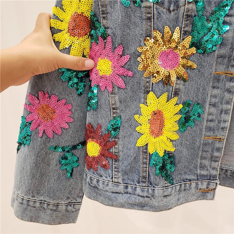 Sequins Sunflower Jacket - Image 5