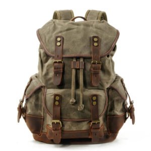 Everest Waxed Canvas Backpack