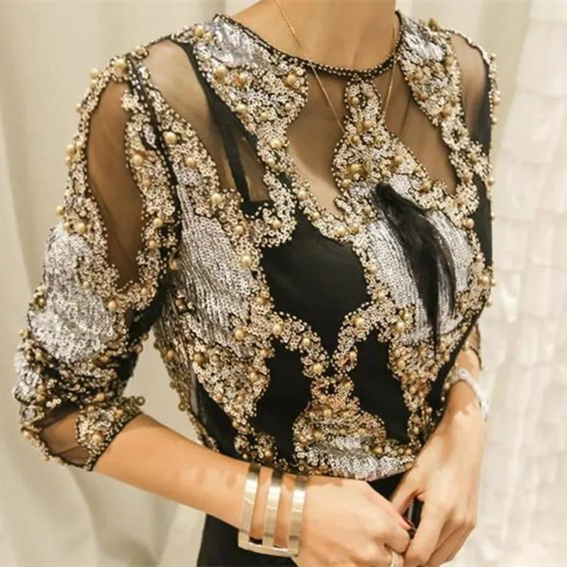 Luxury Sequined Top - Image 2