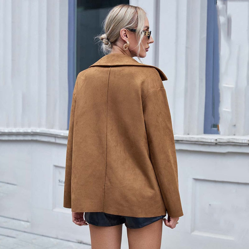 Suede Overshirt Jacket - Image 2