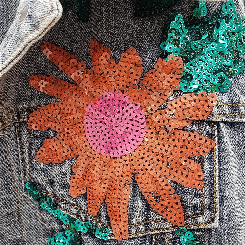 Sequins Sunflower Jacket - Image 6