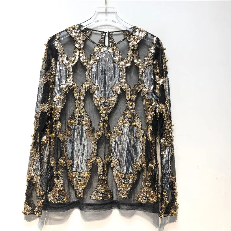 Luxury Sequined Top - Image 3