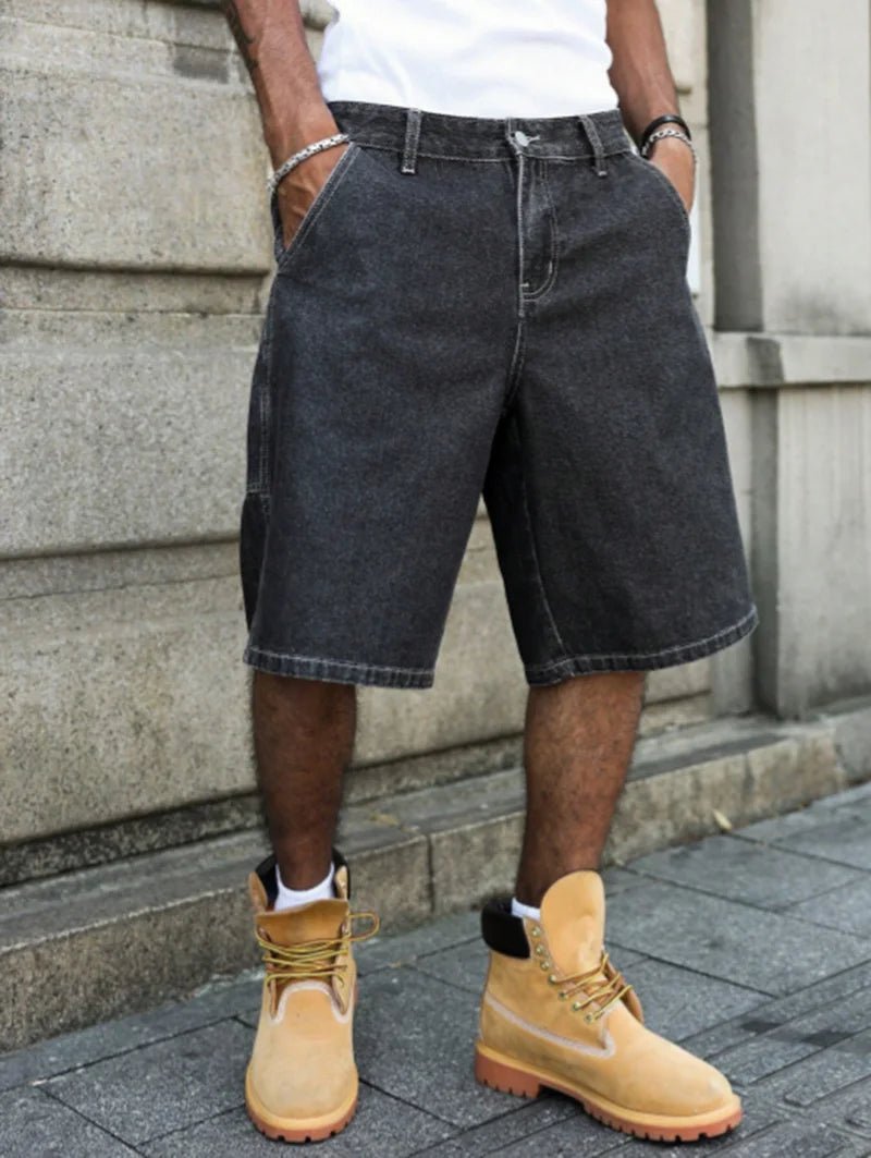 Asher Baggy Denim Shorts - Image 6