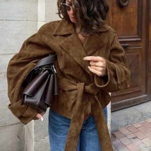 Retro Brown Suede Jacket