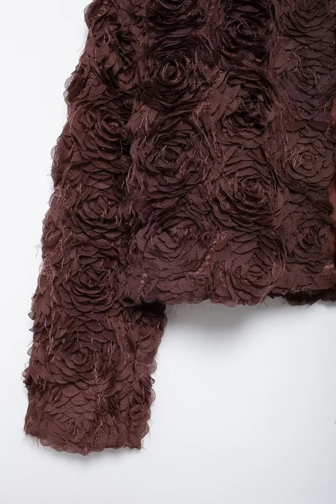 Textured O-Neck Jacket - Image 6