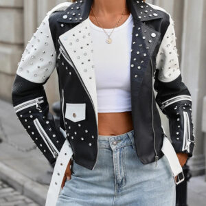 Noiré Rivet Moto Jacket