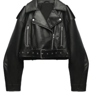 Women's Faux PU Leather Jacket