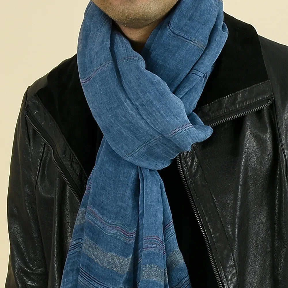 William Heritage Striped Scarf - Image 2