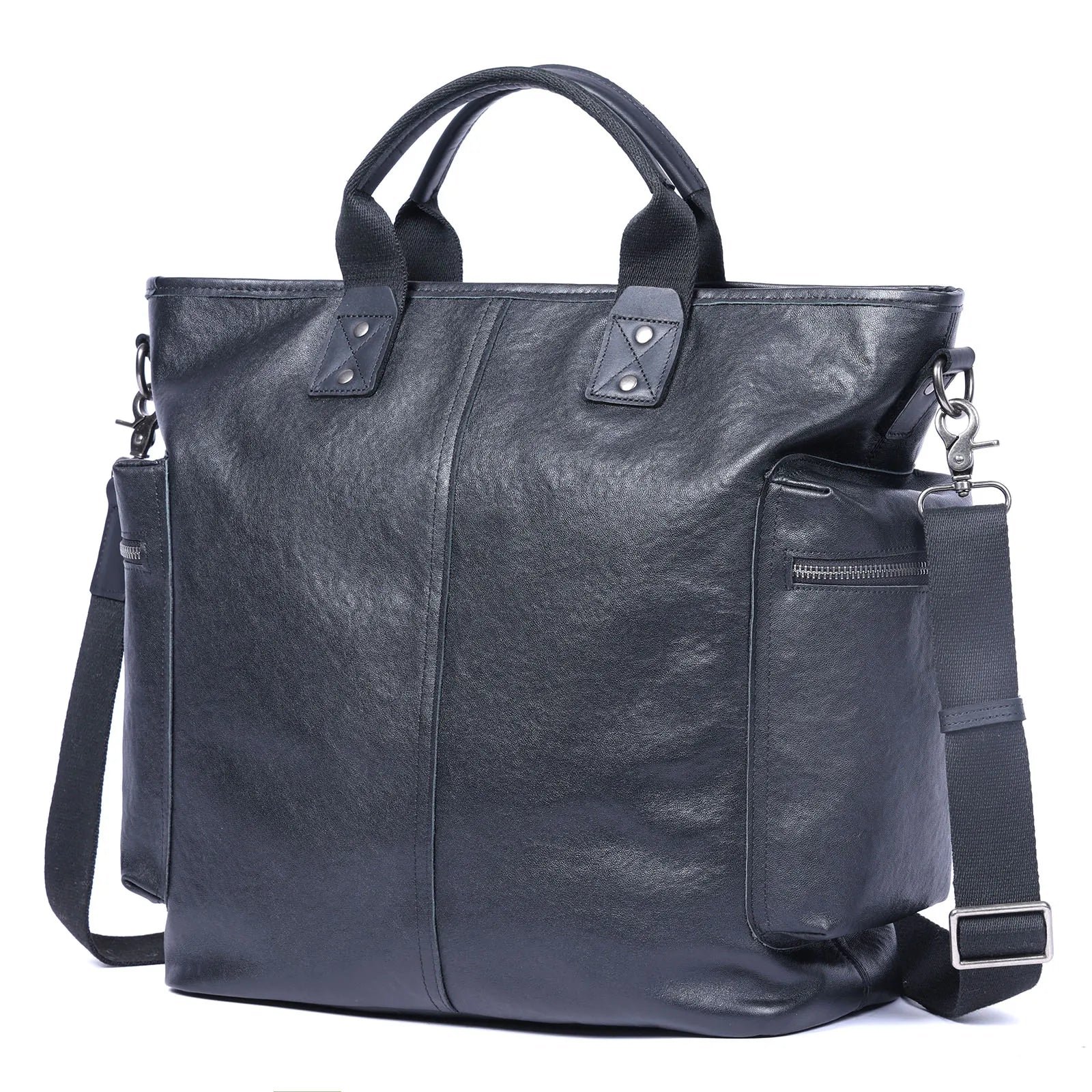 Luca Leather Briefcase - Image 4