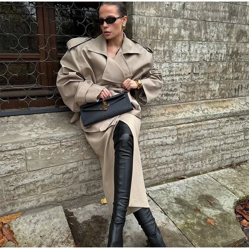 Women’s Belted Short Trench Coat - Image 7