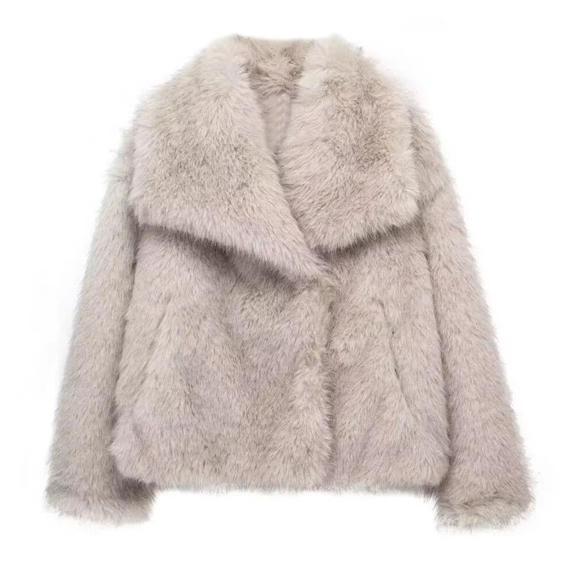 Ivory Luxe Fur Coat - Image 17