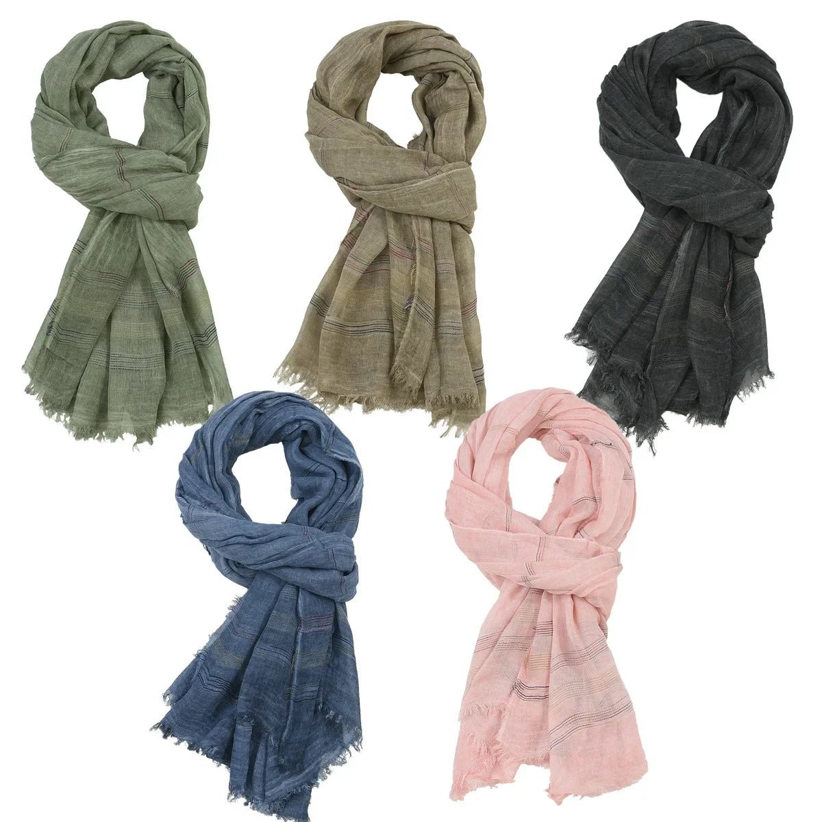 William Heritage Striped Scarf - Image 3