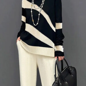 Women’s High Neck Knit Sweater