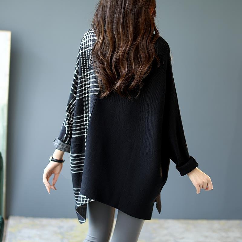 Patchwork Turtleneck Sweater - Image 4