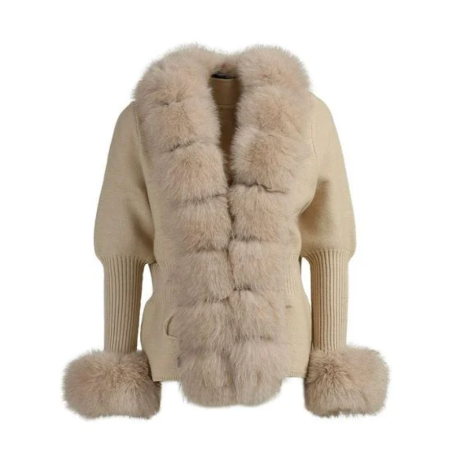 Giulia Fur Cardigan - Image 2