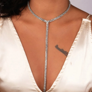 Rhinestone Chain Choker