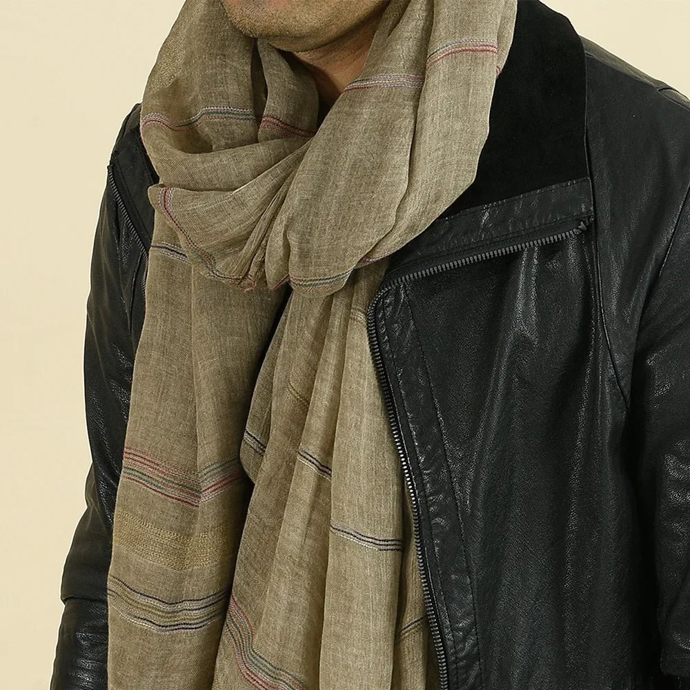 William Heritage Striped Scarf