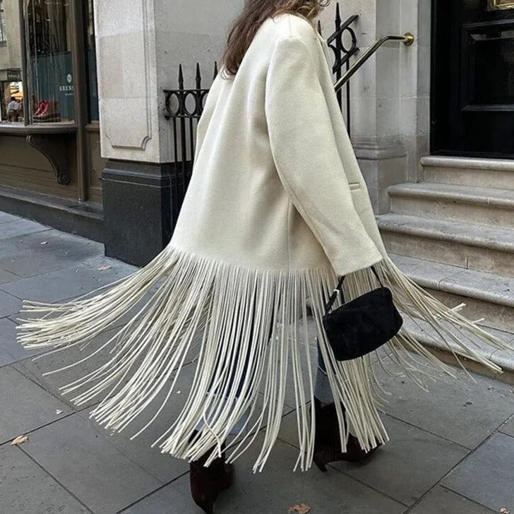Tassel Blends Coat - Image 3