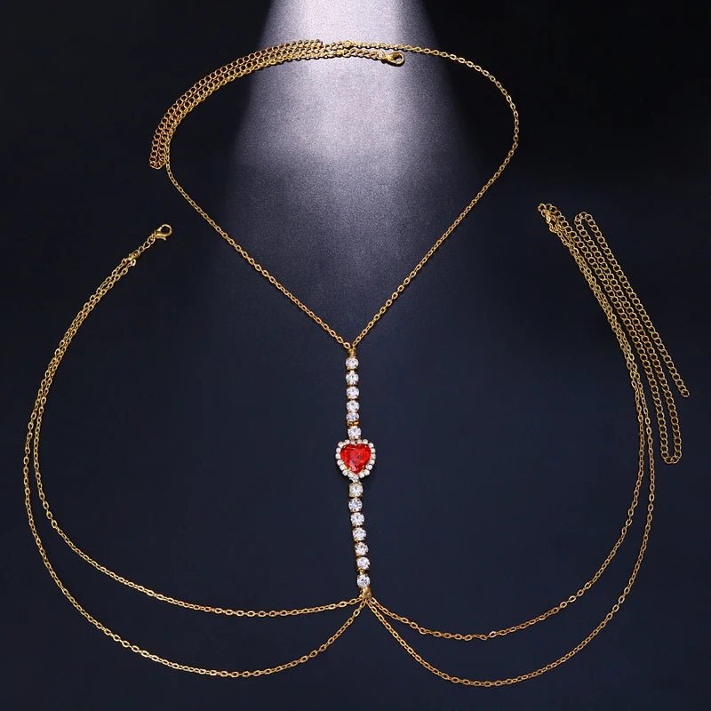 Maria Heart Chest Chain - Image 4
