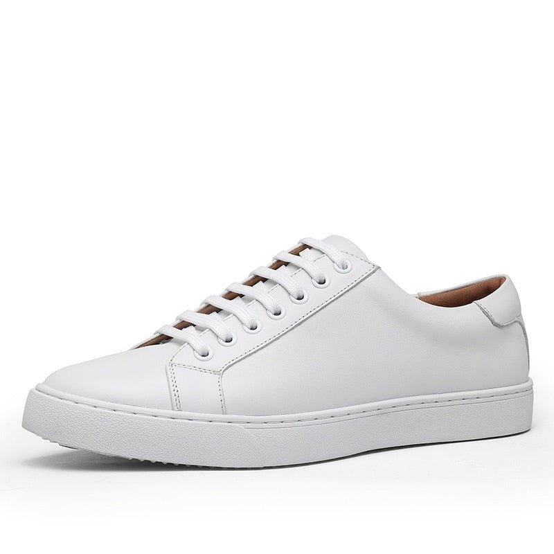 Claudio Genuine Leather White Shoes - Image 2