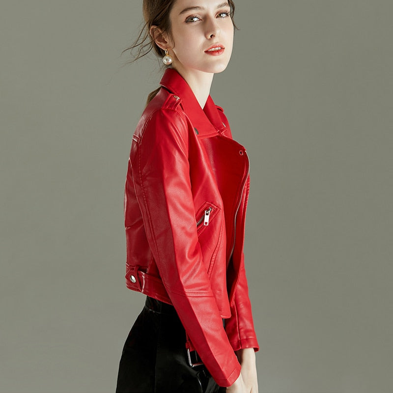 Soft Leather Rivet Jacket - Image 4