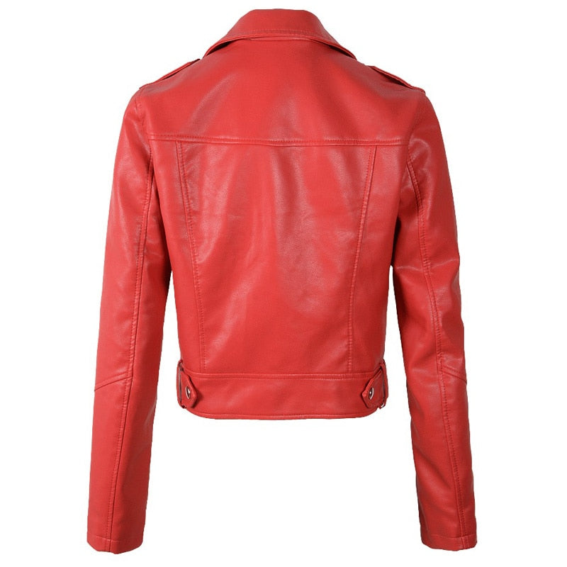 Soft Leather Rivet Jacket - Image 2