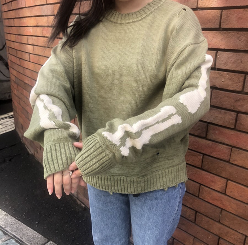 Skeleton Bone Sweater - Image 5