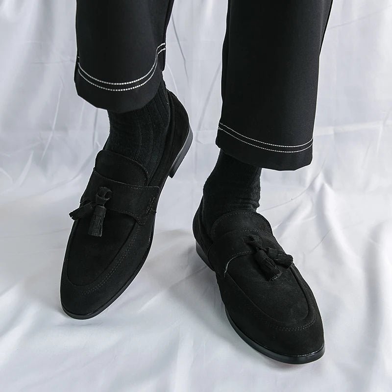 Ettore Suede Tassel Loafer - Image 12